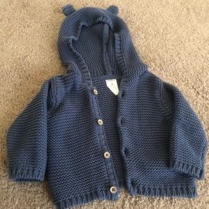 Knitted jacket, unisex.